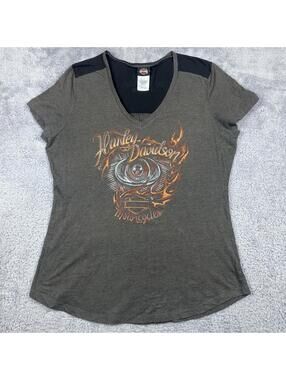 Harley-Davidson Women's Short Sleeve V-Neck T-Shirt